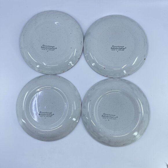 vintage stonehenge midwinter "wild oats" pattern cups and saucers set of 4 - Picture 3 of 7